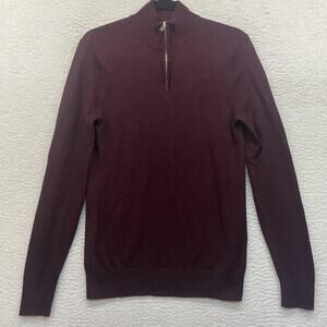 Bonobos Sweater Mens XS Half Zip Pullover Cotton Cashmere Knit Ribbed Casual